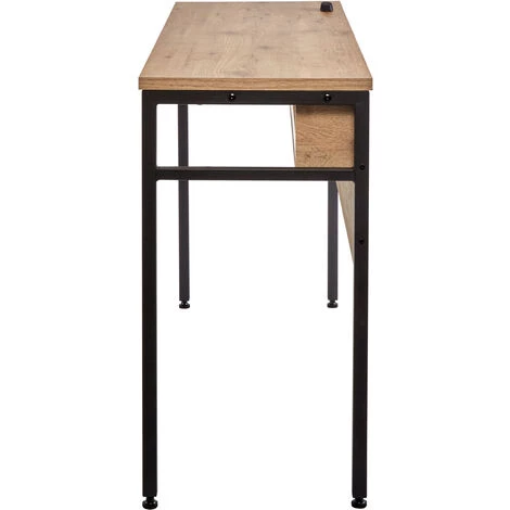 Iris Ohyama, Bureau Informatique/Table De Bureau, Design & Moderne, Bureau,Salon - CDS-1150 - L100 X L40 X H75 Cm, Brun Cendré 5 Iris Ohyama, Bureau Informatique/Table De Bureau, Design & Moderne, Bureau,Salon - CDS-1150 - L100 X L40 X H75 Cm, Brun Cendré – Image 3