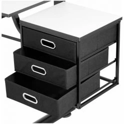 FROMM & STARCK Table À Dessin Table D'Architecte Inclinable Tiroirs Tabouret Cadre En Acier - Noir -France Bureau Soldes 2022 56477525 3