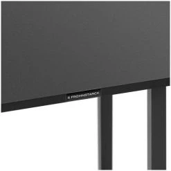 FROMM & STARCK Table D'Ordinateur Avec Étagère Bureau Travail À Domicile Bureau 110 X 50 Cm - Noir -France Bureau Soldes 2022 56477575 2