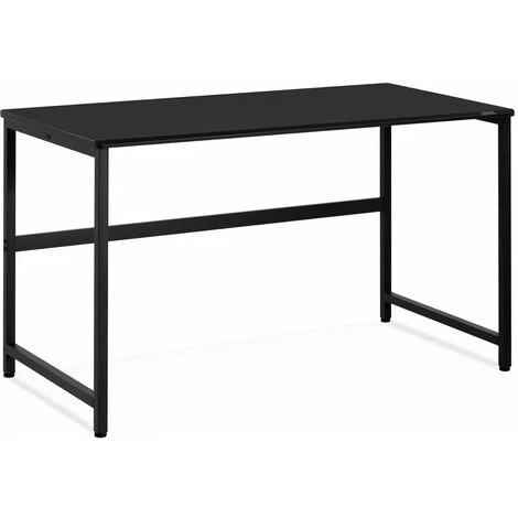 FROMM & STARCK Table D'Ordinateur Bureau Travail À Domicile Bureau PC 120 X 60 Cm Blanc - Noir 3 FROMM & STARCK Table D'Ordinateur Bureau Travail À Domicile Bureau PC 120 X 60 Cm Blanc - Noir