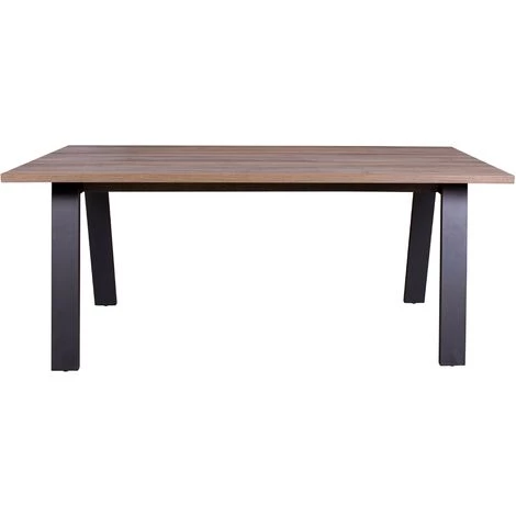 CAESAROO Bureau 180x80 Cm En Chêne Avec Pieds En Métal Peints Gris Anthracite | Chêne Et Gris 6 CAESAROO Bureau 180x80 Cm En Chêne Avec Pieds En Métal Peints Gris Anthracite | Chêne Et Gris – Image 4