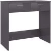 INLIFE Bureau Gris Brillant 80x40x75 Cm Aggloméré 2 INLIFE Bureau Gris Brillant 80x40x75 Cm Aggloméré -France Bureau Soldes 2022 56630862 1