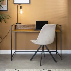DIMEHOUSE Zayn Table De Bureau Industriel 109X51cm - Marron 10 DIMEHOUSE Zayn Table De Bureau Industriel 109X51cm - Marron -France Bureau Soldes 2022 56648483 4