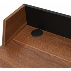 Paris Prix - Bureau Design "brice" 90cm Marron & Noir -France Bureau Soldes 2022 57074779 3