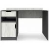 Paris Prix - Bureau 1 Tiroir Design "dekra" 120cm Gris
