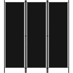 NOVA Comptes De Confidentialité Indépendants Divisant 150 X 180 Cm Diverses Couleurs Cloison De Séparation 3 Panneaux Noir 150x180 Cm Couleur : NOIR