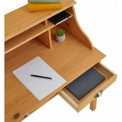 IDIMEX Bureau Secrétaire MARLENE Avec Rangement Sur Plusieurs étagères Et 2 Tiroirs, En Pin Massif Finition Cirée 9 IDIMEX Bureau Secrétaire MARLENE Avec Rangement Sur Plusieurs étagères Et 2 Tiroirs, En Pin Massif Finition Cirée -France Bureau Soldes 2022 57204777 4