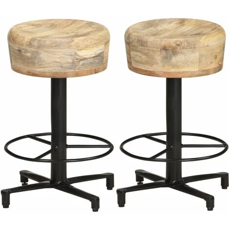 NOVA Tabouret De La Barre Ensemble 2 Pcs En Bois Massif Massif En Bois Massif Tabourets De Bar 2 Pcs 52 Cm Bois De Manguier Massif Taille : 52 Cm 3 NOVA Tabouret De La Barre Ensemble 2 Pcs En Bois Massif Massif En Bois Massif Tabourets De Bar 2 Pcs 52 Cm Bois De Manguier Massif Taille : 52 Cm