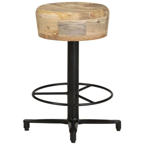 NOVA Tabouret De La Barre Ensemble 2 Pcs En Bois Massif Massif En Bois Massif Tabourets De Bar 2 Pcs 52 Cm Bois De Manguier Massif Taille : 52 Cm 6 NOVA Tabouret De La Barre Ensemble 2 Pcs En Bois Massif Massif En Bois Massif Tabourets De Bar 2 Pcs 52 Cm Bois De Manguier Massif Taille : 52 Cm – Image 4