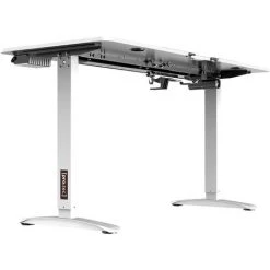 Bureau électrique Salinas à Hauteur Réglable 73 - 118 Cm Rectangulaire Blanc [pro.tec] -France Bureau Soldes 2022 57356576 5