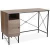 Versa Hedgehope Bureau Informatique Table D'étude Pour Ordinateur, 76x48x120cm - Marron Et Noir -France Bureau Soldes 2022 57582594 1