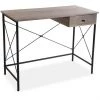 Versa Hedgehope Bureau Informatique Table D'étude Pour Ordinateur, 76x48x100cm - Marron Et Noir -France Bureau Soldes 2022 57582680 1