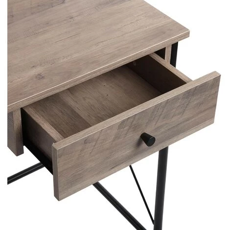 Versa Hedgehope Bureau Informatique Table D'étude Pour Ordinateur, 76x48x100cm - Marron Et Noir 5 Versa Hedgehope Bureau Informatique Table D'étude Pour Ordinateur, 76x48x100cm - Marron Et Noir – Image 3