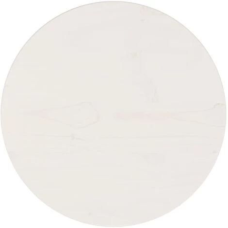 YOUTHUP Dessus De Table Blanc Ø30x2,5 Cm Bois De Pin Massif - Blanc 3 YOUTHUP Dessus De Table Blanc Ø30x2,5 Cm Bois De Pin Massif - Blanc