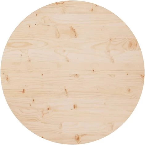 YOUTHUP Dessus De Table Ø80x2,5 Cm Bois De Pin Massif - Brun 3 YOUTHUP Dessus De Table Ø80x2,5 Cm Bois De Pin Massif - Brun