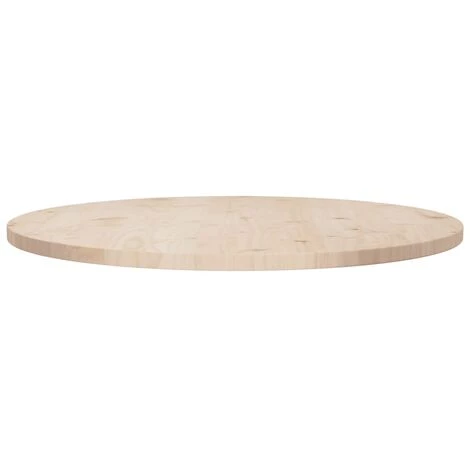 YOUTHUP Dessus De Table Ø80x2,5 Cm Bois De Pin Massif - Brun 4 YOUTHUP Dessus De Table Ø80x2,5 Cm Bois De Pin Massif - Brun – Image 2