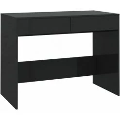 TRUE DEAL Bureau Noir 101x50x76,5 Cm Aggloméré -France Bureau Soldes 2022 57842960 2