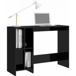 TRUE DEAL Bureau D'ordinateur Portable Noir Brillant 102,5x35x75 Cm 9 TRUE DEAL Bureau D'ordinateur Portable Noir Brillant 102,5x35x75 Cm -France Bureau Soldes 2022 57847412 3