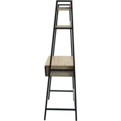 AUTRES Bureau Avec étagere En Metal - L 84 X P 45 X H 165 Cm - DOVER -France Bureau Soldes 2022 57867253 4