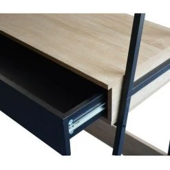 AUTRES Bureau Avec étagere En Metal - L 84 X P 45 X H 165 Cm - DOVER -France Bureau Soldes 2022 57867253 5