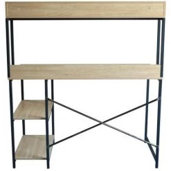 AUTRES Bureau 3 Niches En Metal - L 120 X P 62 X H 134 Cm - LEEDS -France Bureau Soldes 2022 57867264 5