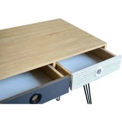 AUTRES Bureau 3 Tiroirs En Métal - L 115 X P 50 X H 75 Cm - BIRMINGHAM -France Bureau Soldes 2022 57867360 4