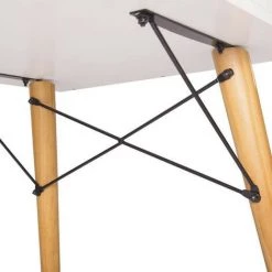 AUTRES Bureau TWIN - MDF - Blanc - Pieds En Bois - 2 Tiroirs - L 120 X P 55 X H 73 Cm 11 AUTRES Bureau TWIN - MDF - Blanc - Pieds En Bois - 2 Tiroirs - L 120 X P 55 X H 73 Cm -France Bureau Soldes 2022 57867800 5