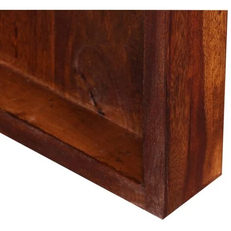 INLIFE Buffet / Bureau Bois Massif De Sesham Marron 5 INLIFE Buffet / Bureau Bois Massif De Sesham Marron – Image 3