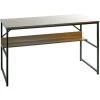 Bureau En Métal Noir Et Panneaux De Particules Coloris Chêne - Longueur 120 X Hauteur 74 X Profondeur 60 Cm -PEGANE- 2 Bureau En Métal Noir Et Panneaux De Particules Coloris Chêne - Longueur 120 X Hauteur 74 X Profondeur 60 Cm -PEGANE- -France Bureau Soldes 2022 58341305 1