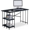 COTECOSY Bureau Style Industriel Trudaine 60x120cm Noir - Noir -France Bureau Soldes 2022 58386254 1