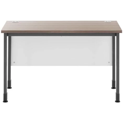 FROMM & STARCK Table D'Ordinateur Bureau Travail À Domicile Bureau PC 120 X 60 Cm Marron/Gris - Noir, Gris 7 FROMM & STARCK Table D'Ordinateur Bureau Travail À Domicile Bureau PC 120 X 60 Cm Marron/Gris - Noir, Gris – Image 5