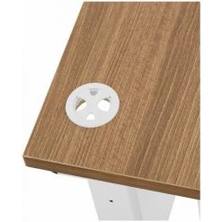 FROMM & STARCK Table D'Ordinateur Bureau Travail À Domicile PC 120 X 73 Cm Marron/Blanc - Noir -France Bureau Soldes 2022 58527535 2