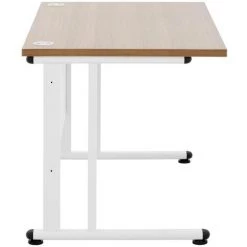 FROMM & STARCK Table D'Ordinateur Bureau Travail À Domicile PC 120 X 73 Cm Marron/Blanc - Noir -France Bureau Soldes 2022 58527535 4
