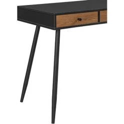 NOVA Salon De Bureau De Bureau 3 Chambres Style Vintage Bois Foncé / Noir -France Bureau Soldes 2022 58597325 4