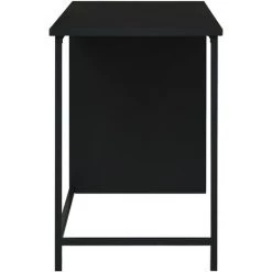 INLIFE Bureau Industriel Avec Tiroirs Noir 105x52x75 Cm Acier - Noir -France Bureau Soldes 2022 58690985 4