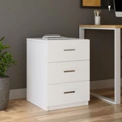 COTECOSY Bureau, Buffet, Armoire, Commode Et Table Basse Busymo Blanc - Blanc -France Bureau Soldes 2022 59103817 5