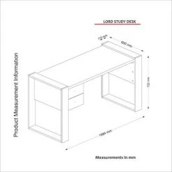 COTECOSY Bureau 2 étagères Barney 158,4cm Bois Naturel Et Blanc - Bois / Blanc -France Bureau Soldes 2022 59104301 4