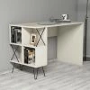COTECOSY Bureau Cirka 120x78cm Bois Blanc Crème - Crème 2 COTECOSY Bureau Cirka 120x78cm Bois Blanc Crème - Crème -France Bureau Soldes 2022 59104577 1