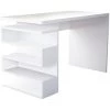 COTECOSY Bureau 4 étagères Judy 120cm Bois Blanc - Blanc -France Bureau Soldes 2022 59105403 1