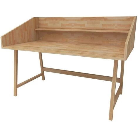 COTECOSY Bureau Cicely 120cm Pin Massif Naturel - Bois 3 COTECOSY Bureau Cicely 120cm Pin Massif Naturel - Bois
