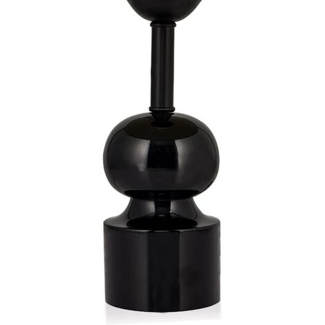 COTECOSY Lampe à Poser Shaken D30xH39cm Métal Et Tissu Noir - Noir 5 COTECOSY Lampe à Poser Shaken D30xH39cm Métal Et Tissu Noir - Noir – Image 3