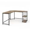 Bureau D'angle „Fyrk“ Vieux Bois/Noir Vicco -France Bureau Soldes 2022 59119665 1