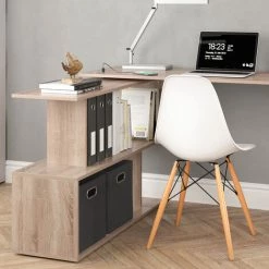 Bureau En Angle „Levia“ Sonoma Avec Station De Recharge USB Vicco -France Bureau Soldes 2022 59119732 5