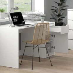 Bureau „Ruben“ 140cm Blanc Vicco -France Bureau Soldes 2022 59119781 5