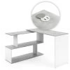 Bureau En Angle „Levia“ Béton /Blanc Avec Station De Recharge USB Vicco -France Bureau Soldes 2022 59119805 1