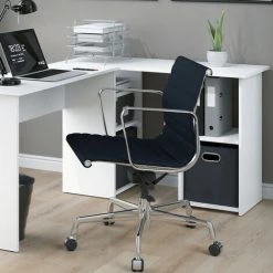 Bureau D'angle „Carlo“ Blanc Vicco -France Bureau Soldes 2022 59119908 5