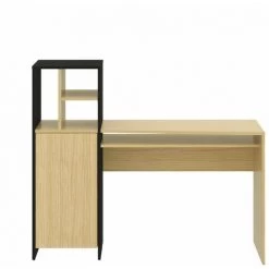 TEMAHOME - Bureau MITCH Chêne Clair Et Noir 7 TEMAHOME - Bureau MITCH Chêne Clair Et Noir -France Bureau Soldes 2022 59141409 2