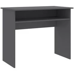 INLIFE Bureau Gris 90x50x74 Cm Aggloméré - Gris 8 INLIFE Bureau Gris 90x50x74 Cm Aggloméré - Gris -France Bureau Soldes 2022 59172037 2