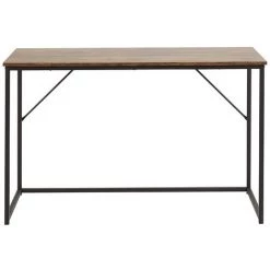 BELIANI Bureau 120 X 55 Cm Bois Foncé - Bois Foncé -France Bureau Soldes 2022 59233718 4
