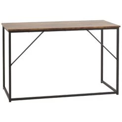 BELIANI Bureau 120 X 55 Cm Bois Foncé - Bois Foncé -France Bureau Soldes 2022 59233718 5